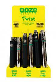 Ooze Twist Vape Battery 1100 mAh, 510 Thread - HM Vape