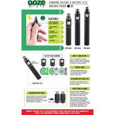 Ooze Twist Vape Battery 650 mAh - HM Vape