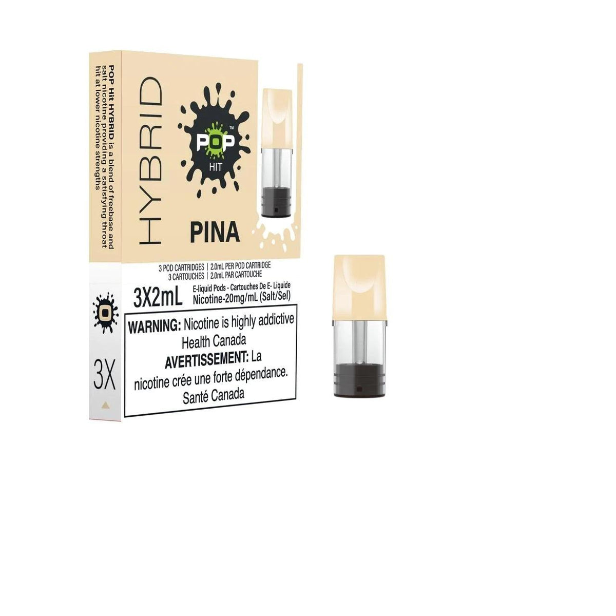 Pop Pods Hybrid 2% - PINA - HM Vape