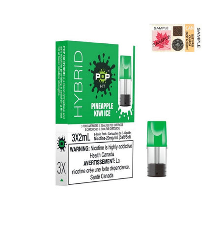 Pop Pods Hybrid 2% - PINEAPPLE KIWI ICE - HM Vape