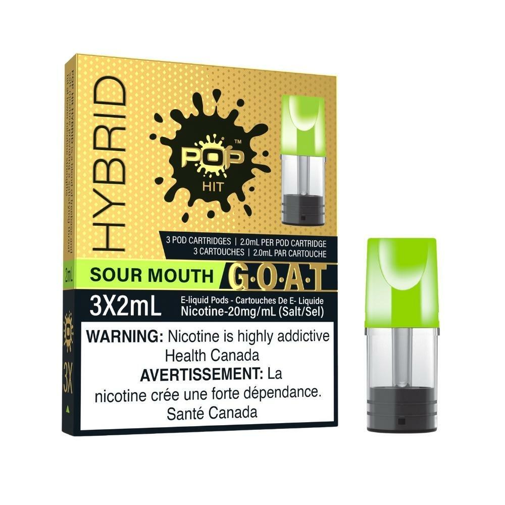 Pop Pods Hybrid 2% G.O.A.T. Series - SOUR MOUTH