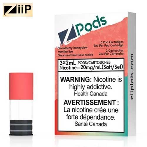 Z Pods 20MG - Strawberry Honeydew Menthol Ice