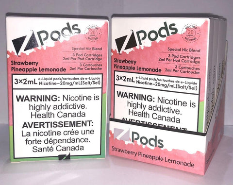 Z Pods 20mg - Strawberry Pineapple Lemonade - HM Vape