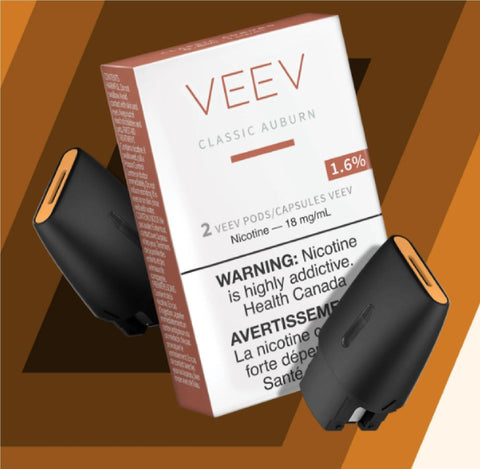 Veev Pods 2PK CLASSIC AUBURN: Tobacco