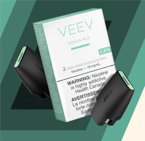 Veev Pods 2PK GREEN MIX: Veev Pods 2PK GREEN MIX: Herbal & Creamy