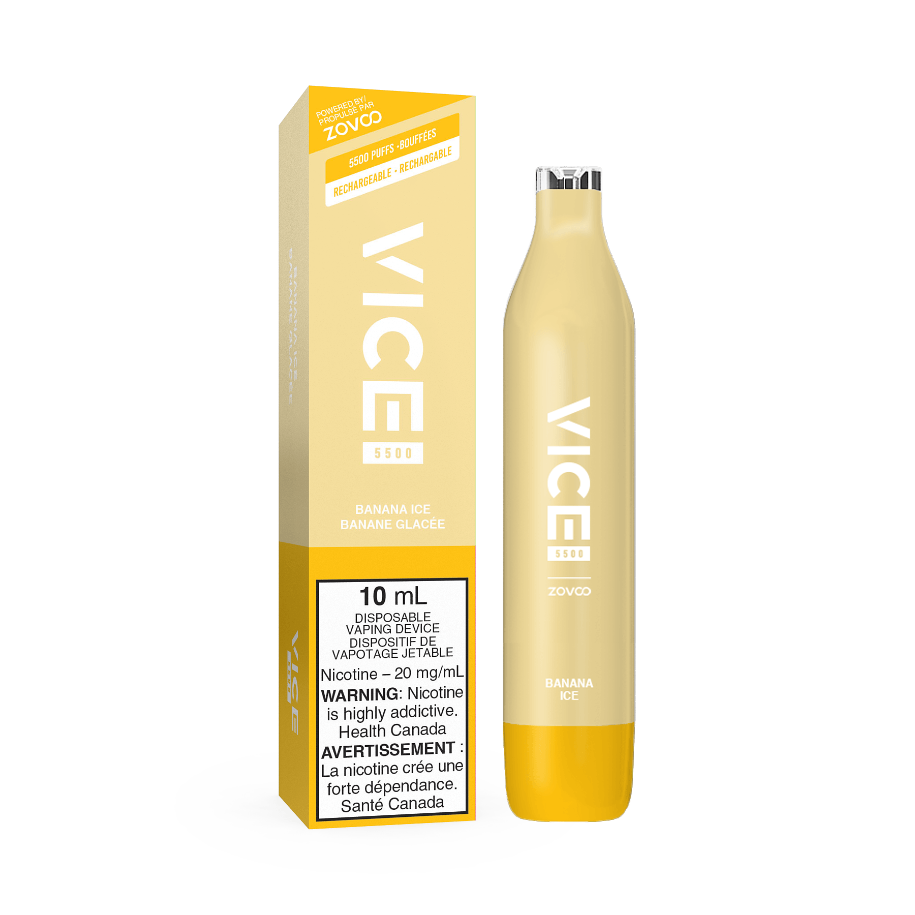 VICE 5500 DISPOSABLE - BANANA ICE