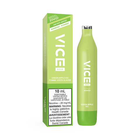 VICE 5500 DISPOSABLE - GREEN APPLE