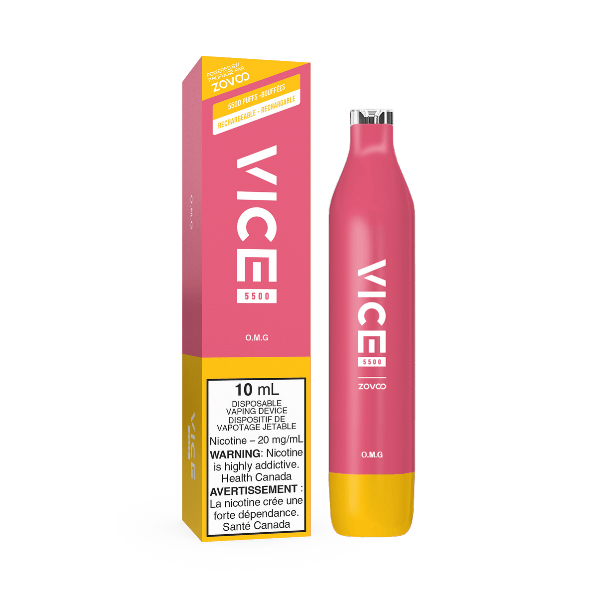 VICE 5500 DISPOSABLE - O.M.G. - HM Vape