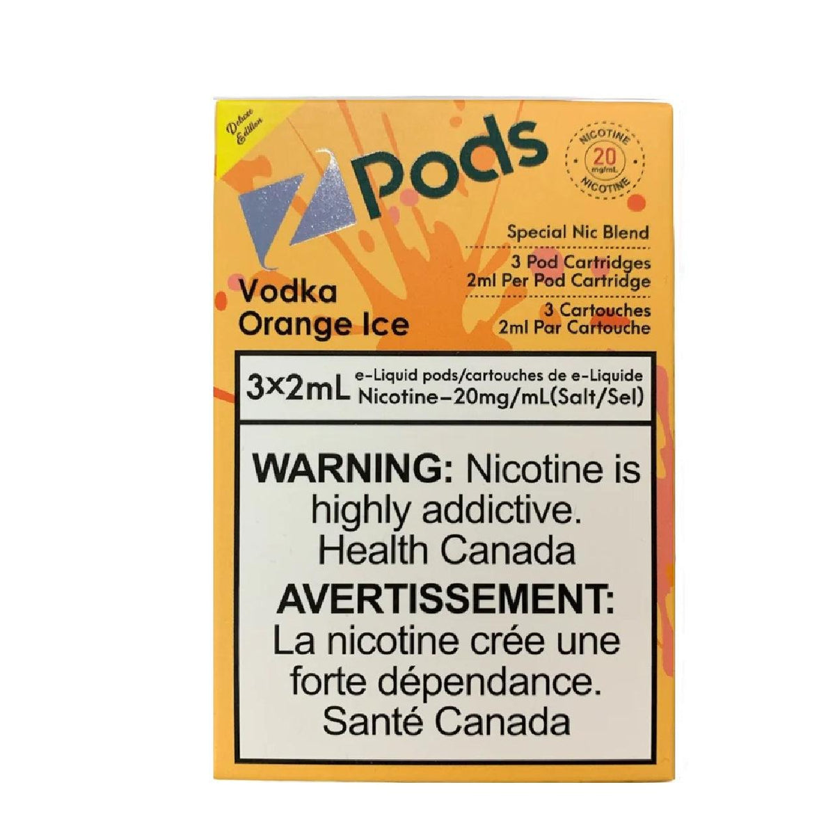 Z Pods 20MG - Vodka Orange Ice