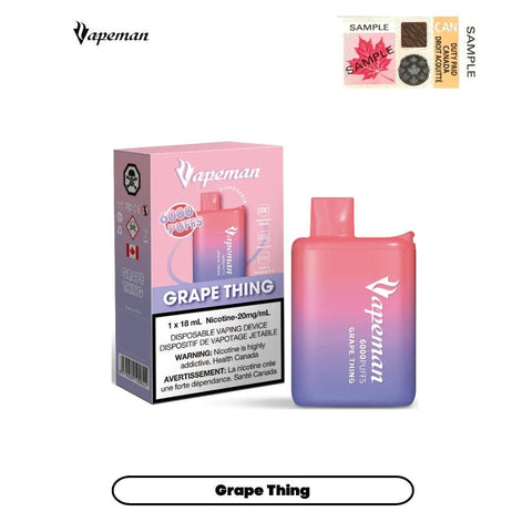 VAPEMAN Disposable 20mg/ml - 6000 Puff - HM Vape