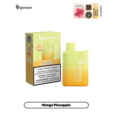 VAPEMAN Disposable 20mg/ml - 6000 Puff - HM Vape