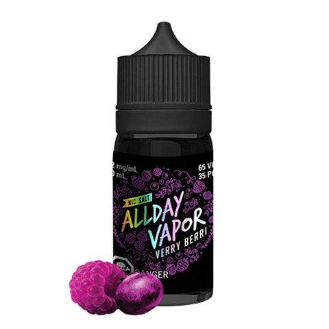 AllDay Vapor Nic-Salt E-Juice 30ml - Verry Berri - HM Vape