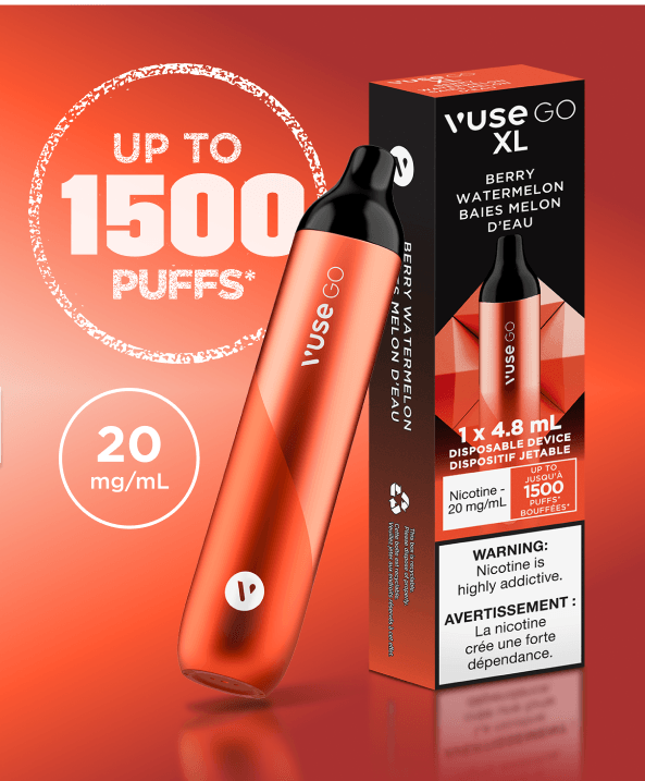 Vuse GO XL 1500 Puffs 20mg/ml - BERRY WATERMELON