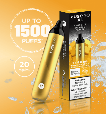 Vuse GO XL 1500 Puffs 20mg/ml - MANGO ICE