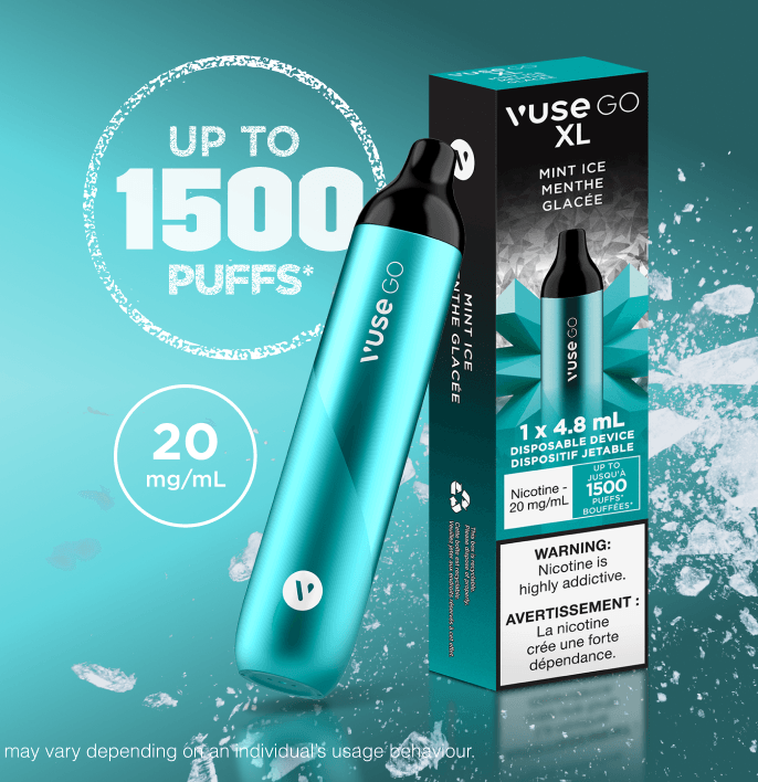 Vuse GO XL 1500 Puffs 20mg/ml - MINT ICE