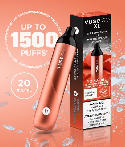 Vuse GO XL 1500 Puffs 20mg/ml - WATERMELON ICE