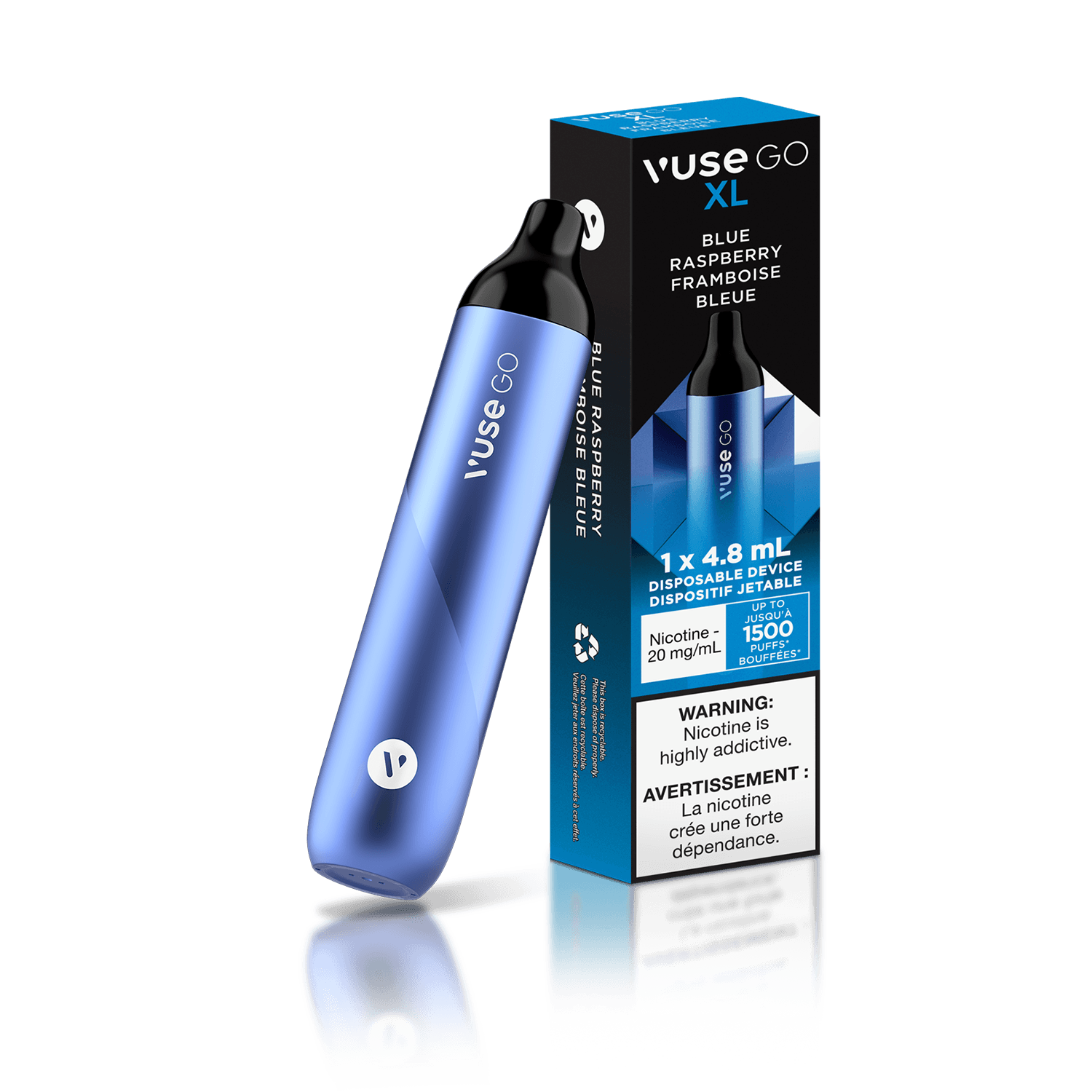 Vuse GO XL 1500 Puffs 20mg/ml - BLUE RASPBERRY