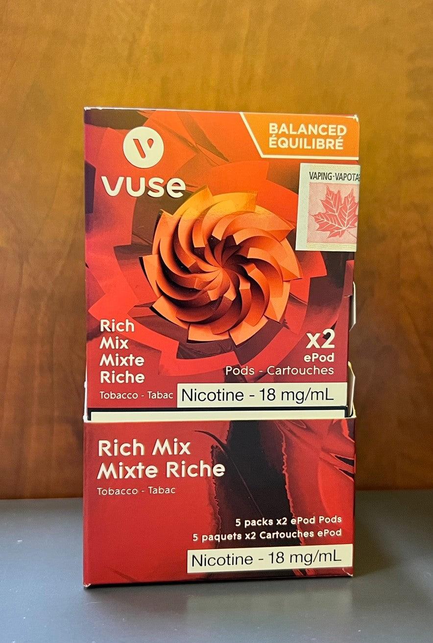 Vuse ePod Rich Tobacco Pods Canada HM Vape Vuse ePod Rich Tobacco Pods Canada HM Vape