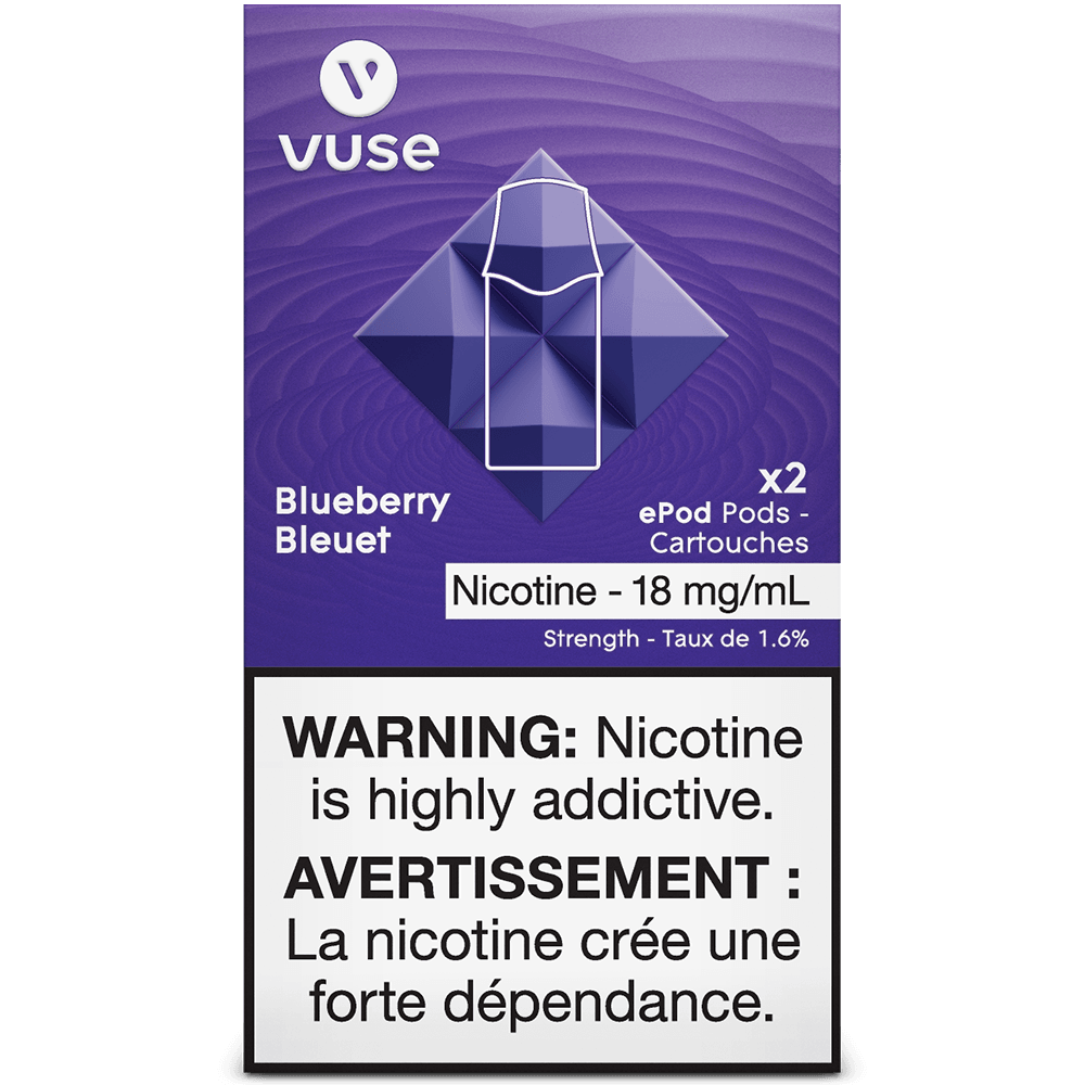 Vuse ePod Blueberry Pods Canada HM Vape Vuse ePod Blueberry Pods Canada HM Vape