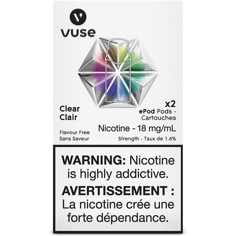 Vuse ePod Pods 18mg - Clear