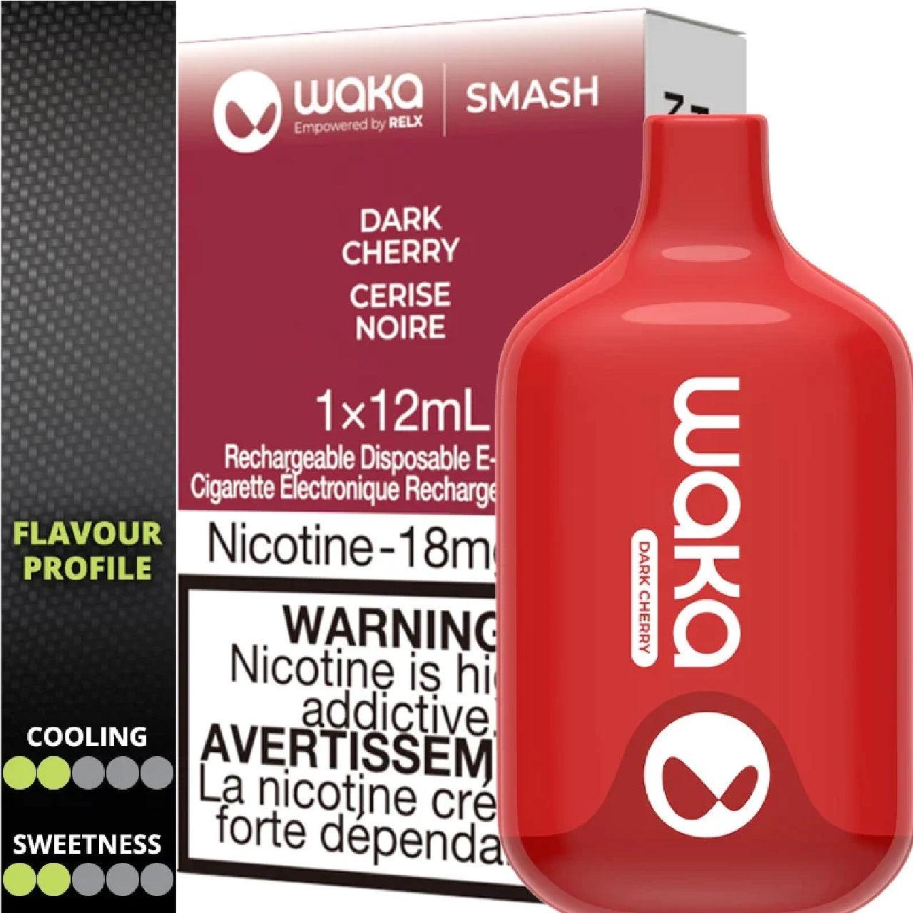 Waka Smash X RELX 6000 puffs - Dark Cherry