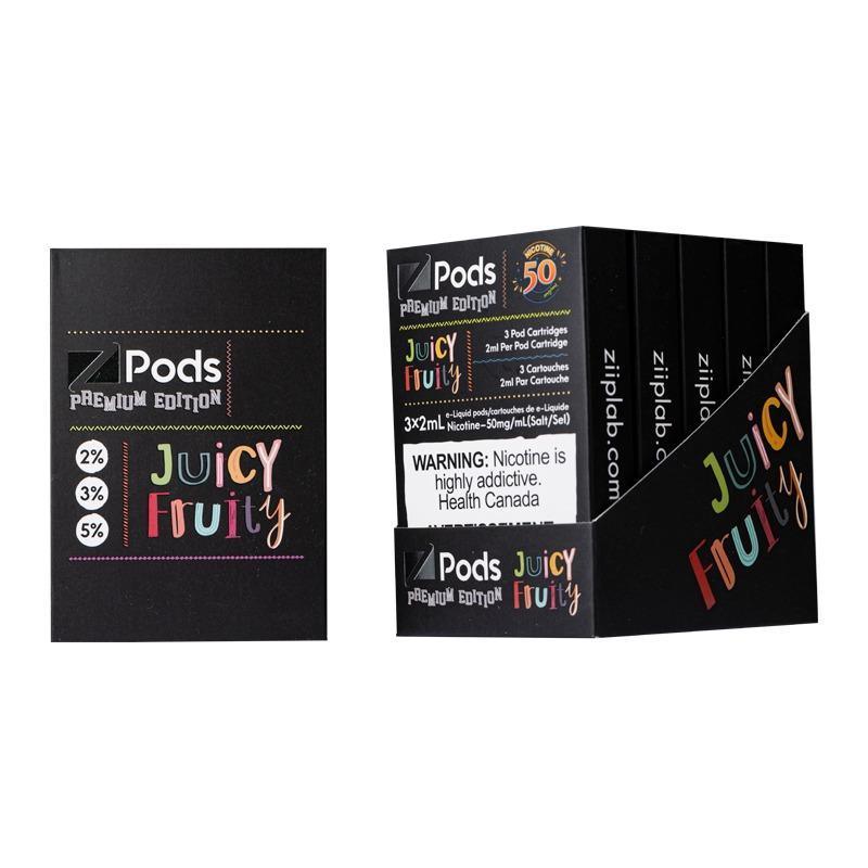 Juicy Fruity Z Pods Supreme Nic Blend