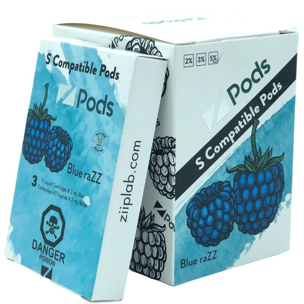 Z Pods S Compatible Pods Blue RaZZ 5% Nic Salt