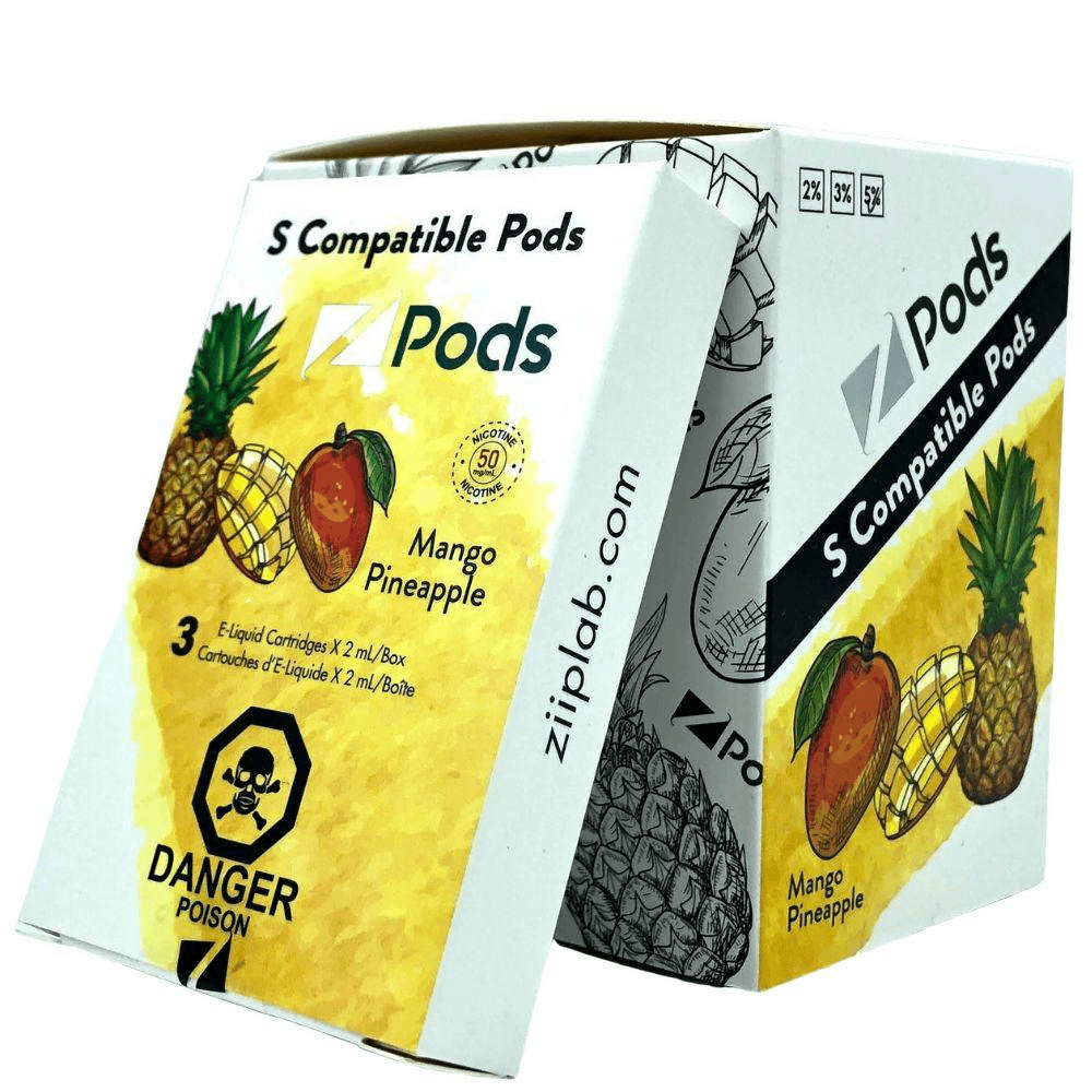 Z Pods S Compatible Pods Mango Pineapple 5% Nic Salt