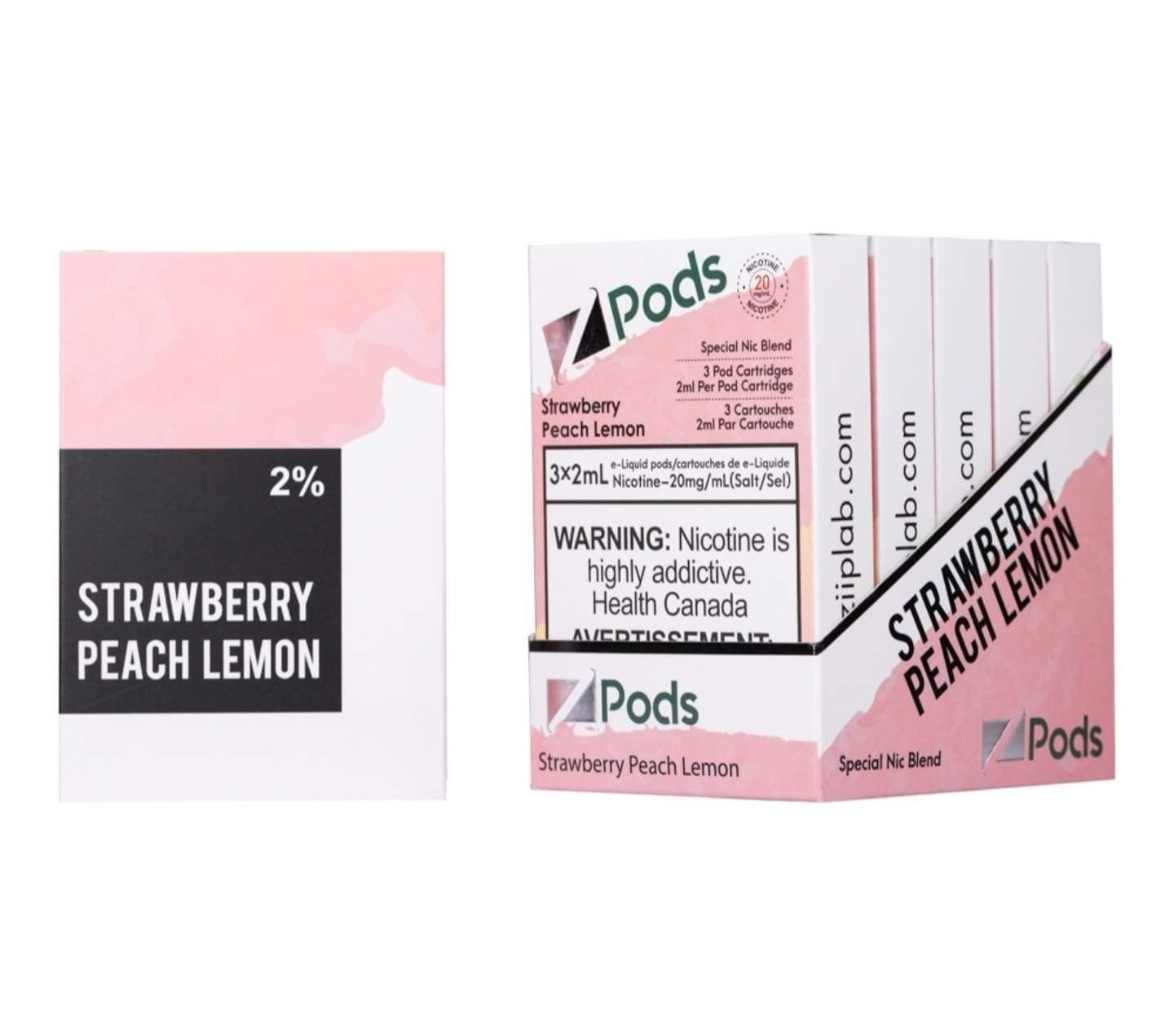 Z Pods 20mg - Strawberry Peach Lemon 