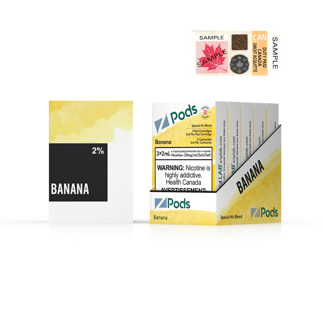 Z Pods 20MG - Banana - HM Vape