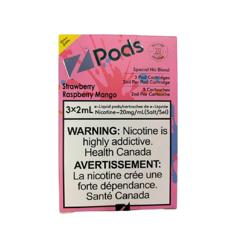 Z Pods 20mg  Deluxe Edition - Strawberry Raspberry Mango 