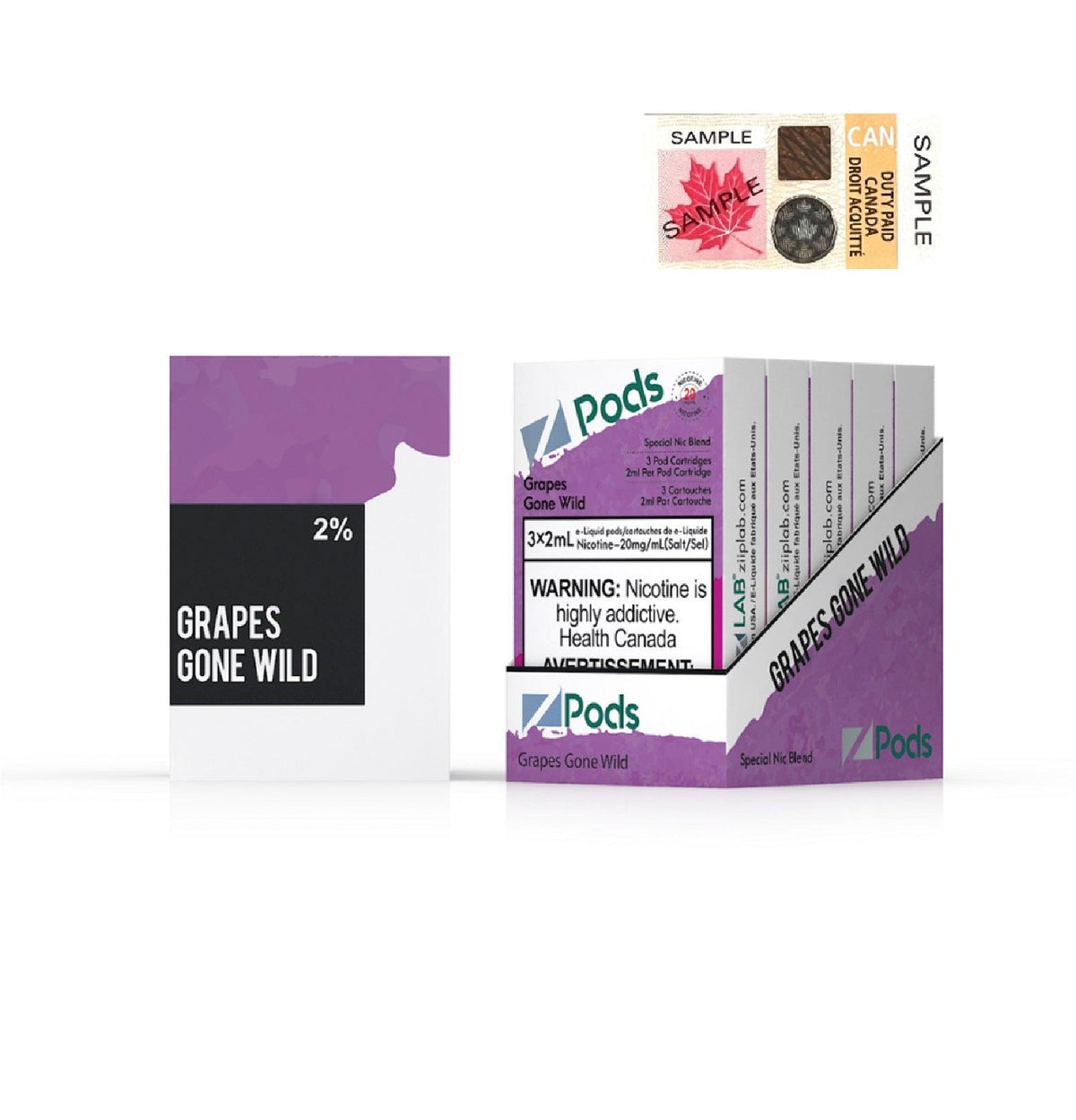 Z Pods  20MG - Grapes Gone Wild