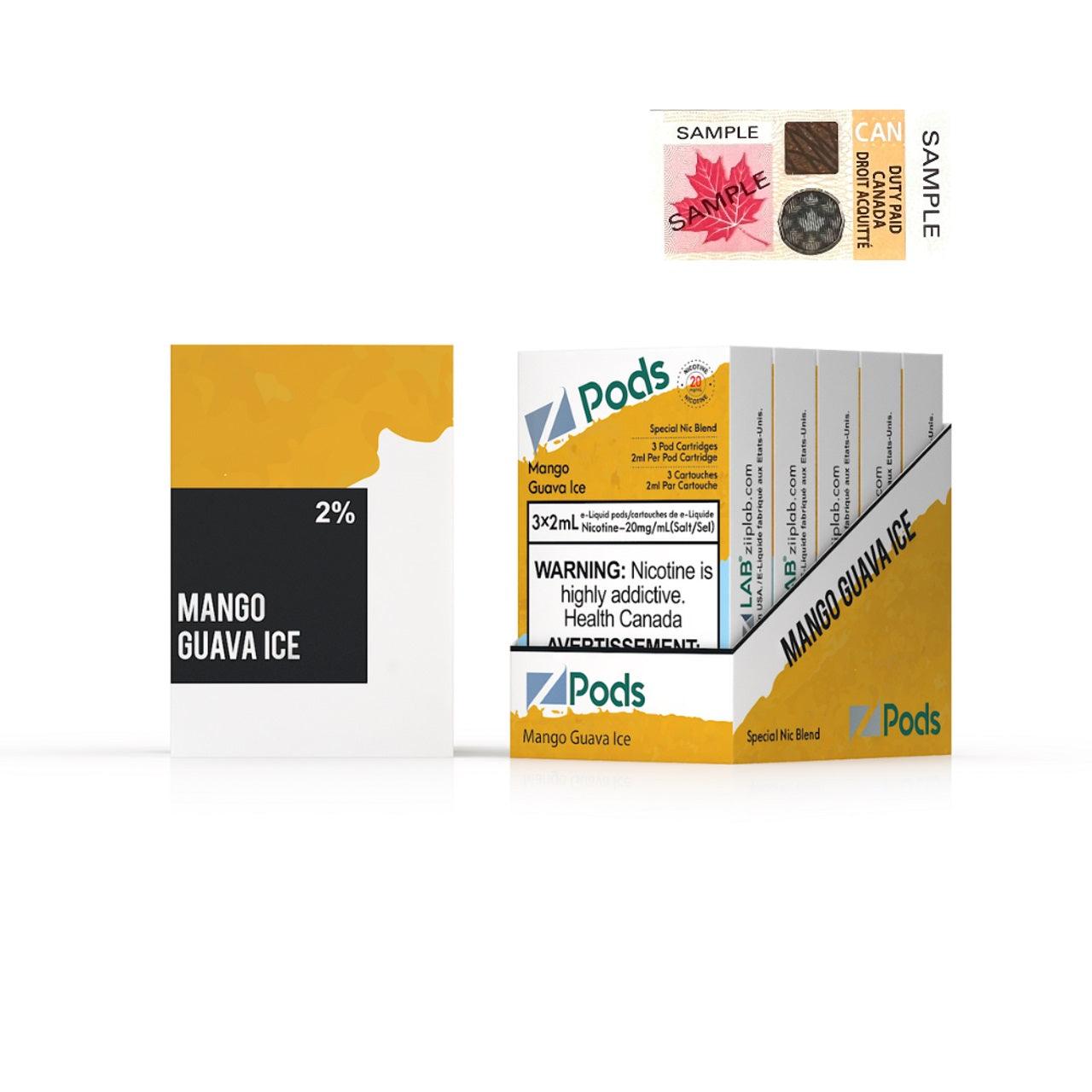 Z Pods 20MG Limited Edition - Mango Guava Ice