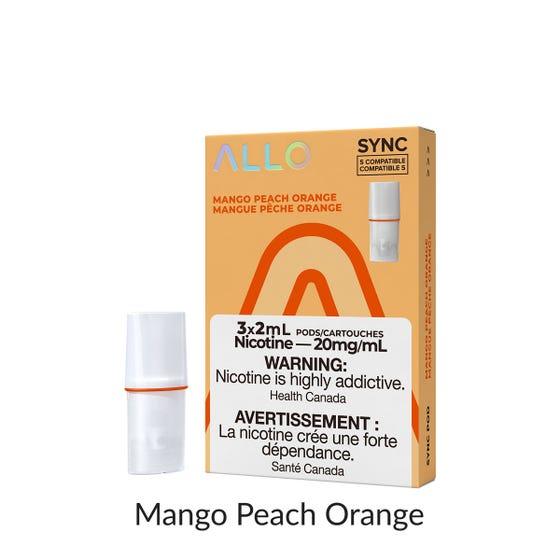 Allo Sync Pod Pack- Mango Peach Orange 3/PK