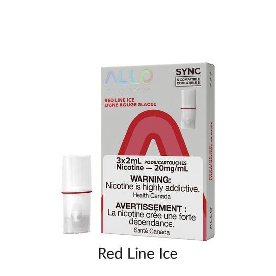 Allo Sync Pods - Red Line Ice