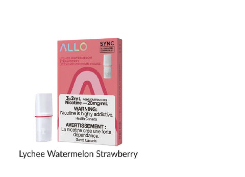 Allo Sync Pods - Lychee Watermelon Strawberry - HM Vape