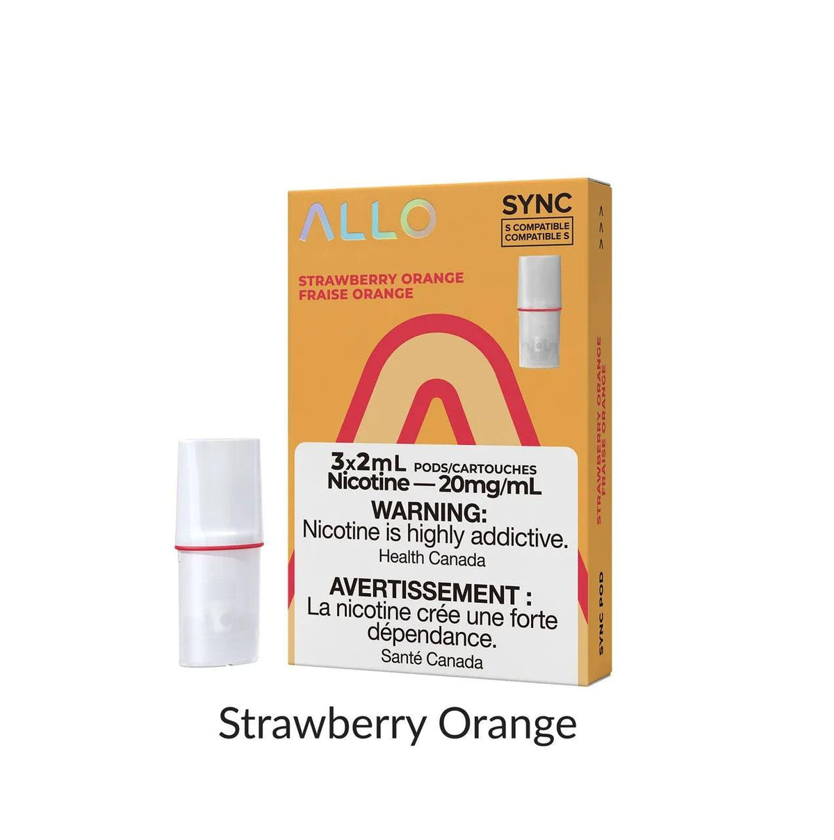 Allo Sync Pods - Strawberry Orange