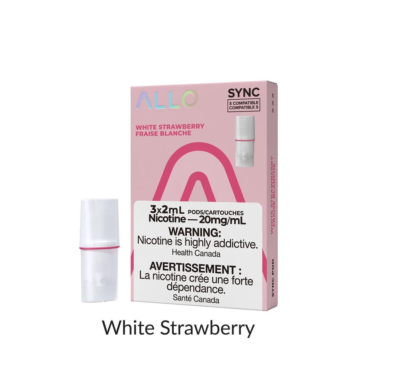 Allo Sync Pods - White Strawberry