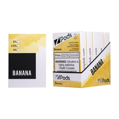 Banana  Z Pods S Compatible Pods 2% Strength