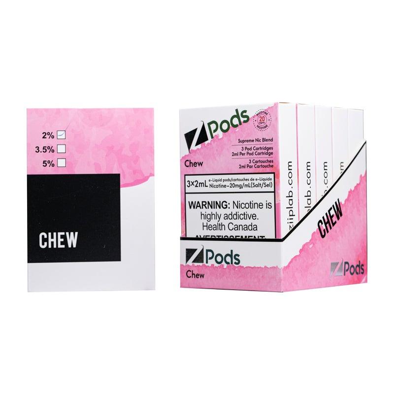 Buy Chew Z Pods S Compatible Pods 2% Strength Canada HM Vape Buy Chew Z Pods S Compatible Pods 2% Strength Canada HM Vape
