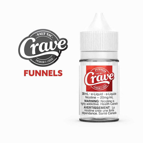 Crave Nic-Salt E-Juice - funnels