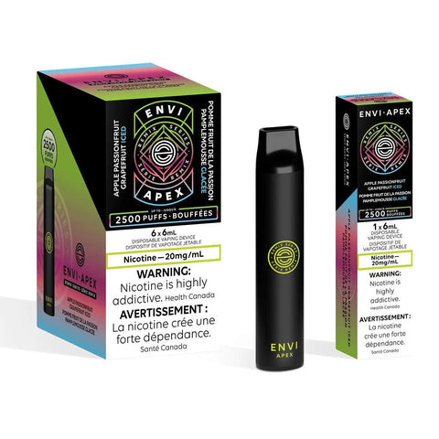 ENVI Apex Disposable Vape - Apple Passionfruit Grapefruit Iced