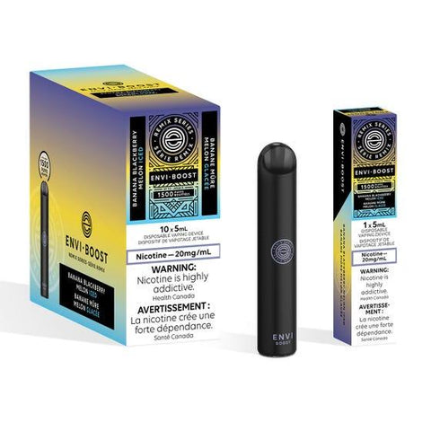 ENVI Boost Disposable Vape - Banana Blackberry Melon Iced