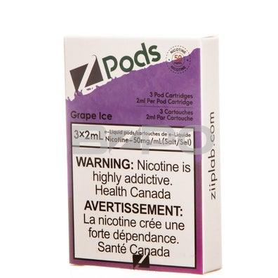 Grape Ice Z Pods Special Nic Blend