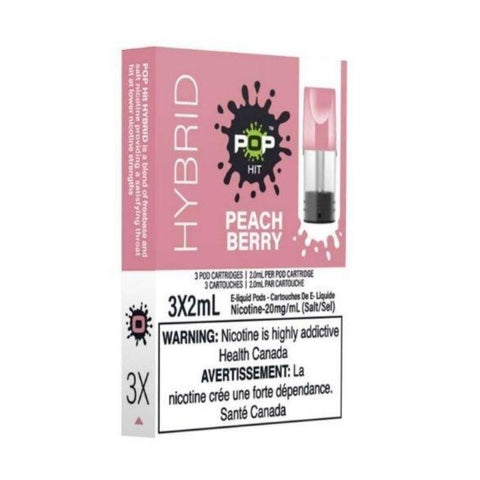 Peach Berry Pop Pods Hybrid 2% Strength