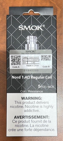 Smok Nord Replacement Coils 5/PK - HM Vape