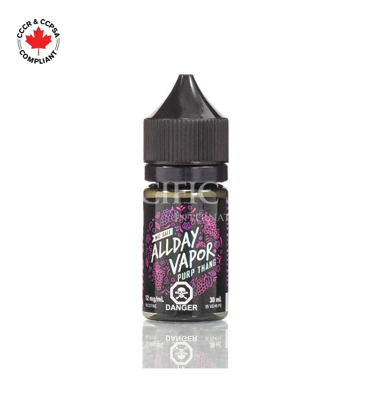 AllDay Vapor Nic-Salt E-Juice 30ml - Purp Thang