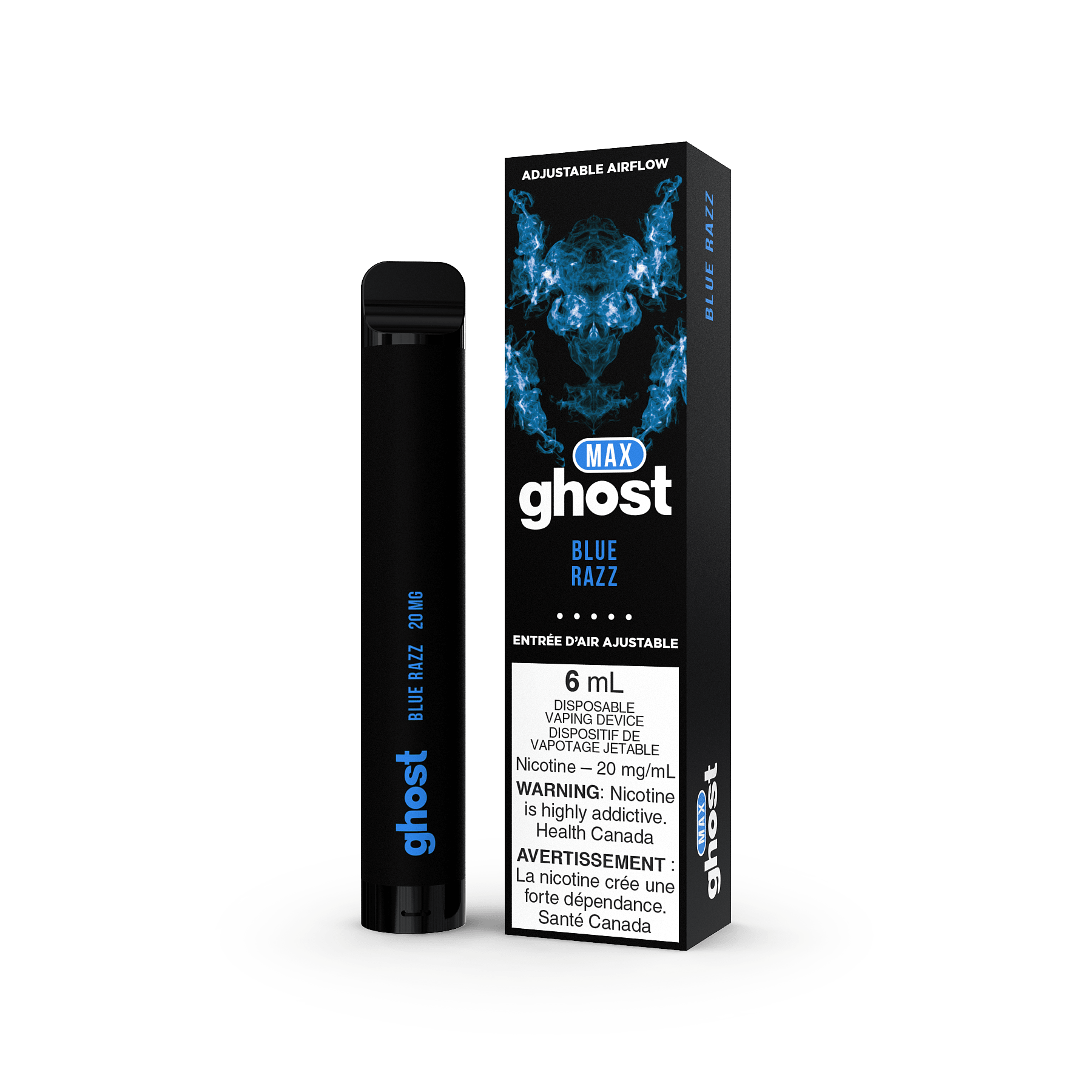Ghost Max Disposable Vape - Blue Razz - HM Vape