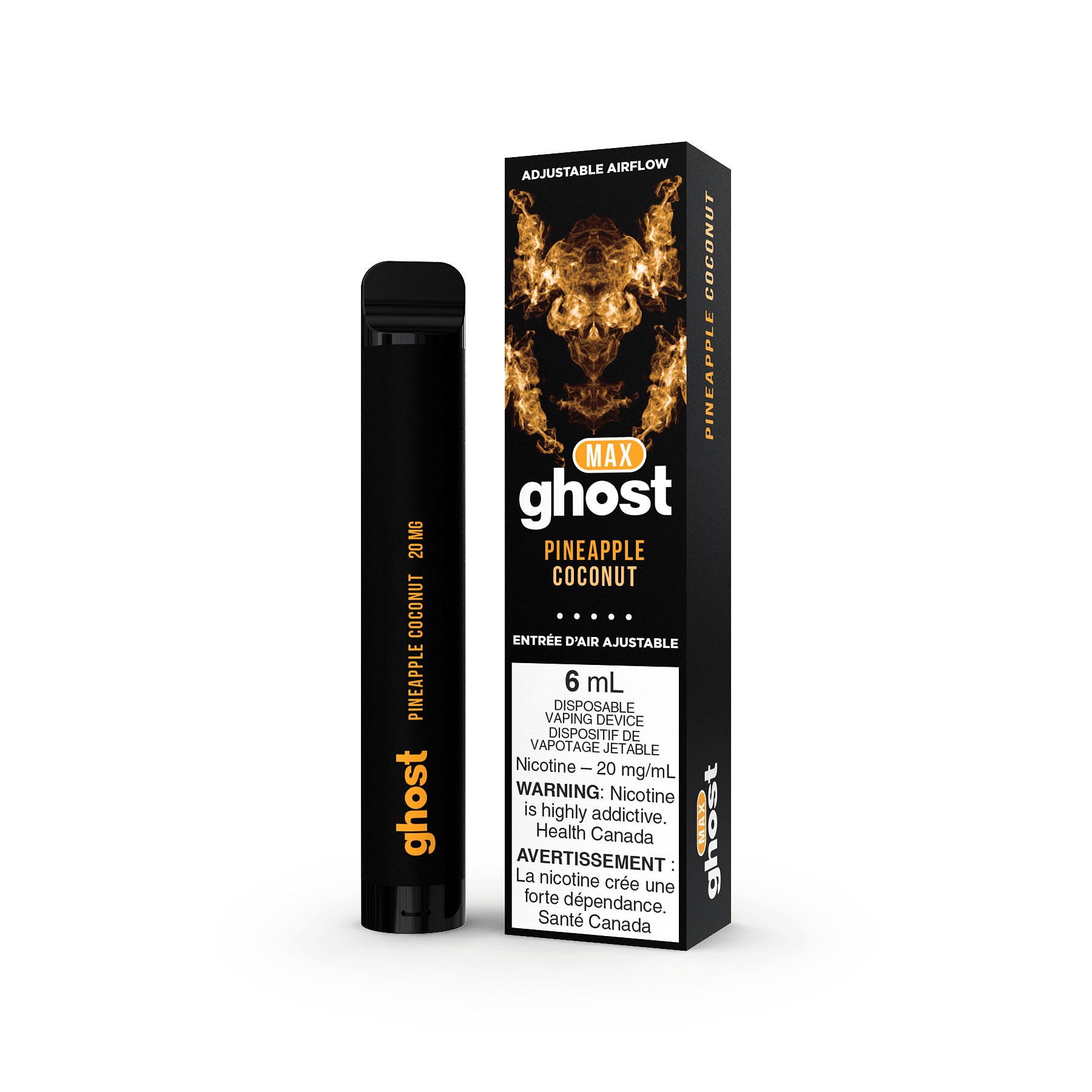 Ghost Max Disposable Vape - Pineapple Coconut - HM Vape