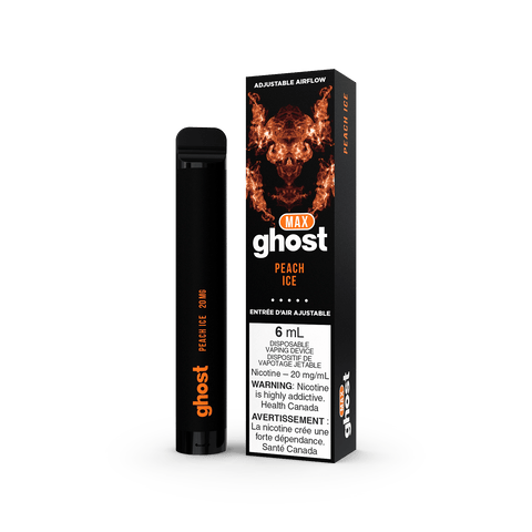 Ghost Max Disposable Vape - Peach Ice